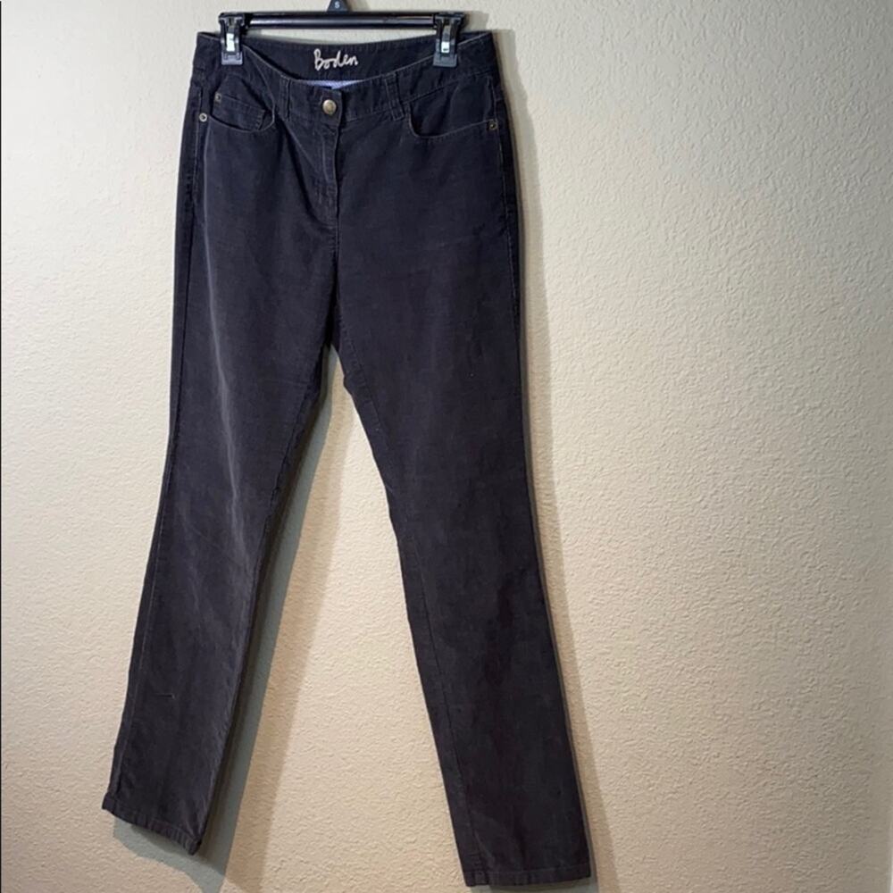 Boden Corded Straight Jeans Graphite Gray - Picture 12 of 14